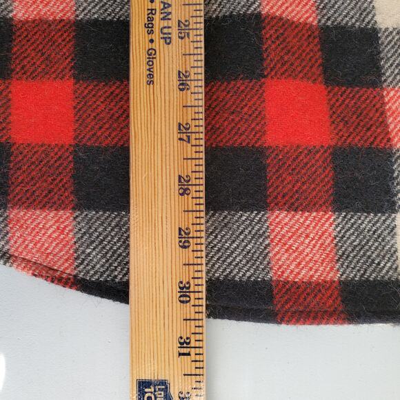 Men Woolrich Red Plaid Shacket Shirt Jacket 2XL Outdoors Gorp Camping Lumberjack - Picture 11 of 11